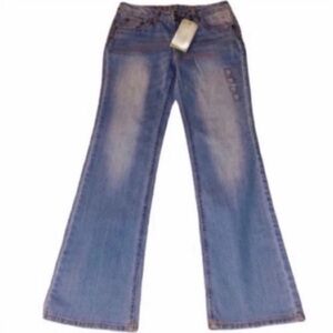 Justice for Girls - Simply Low Bootcut Light Wash Denim Jeans - Sz 14R.